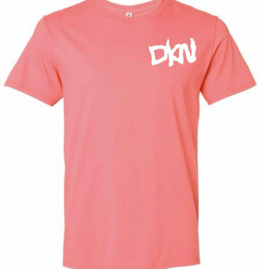 Coral Funky Font Shirt