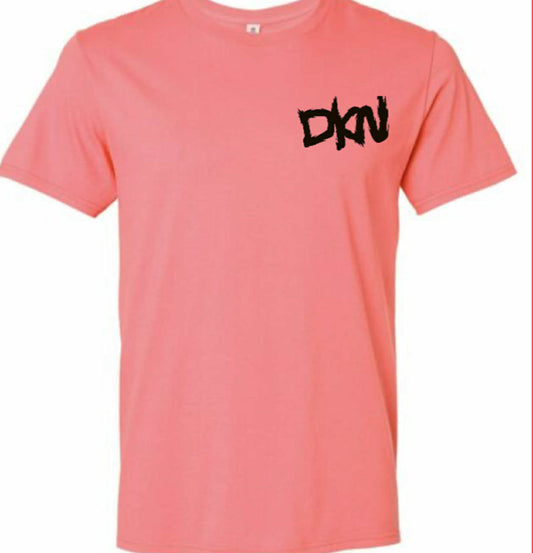 Coral Funky Font Shirt