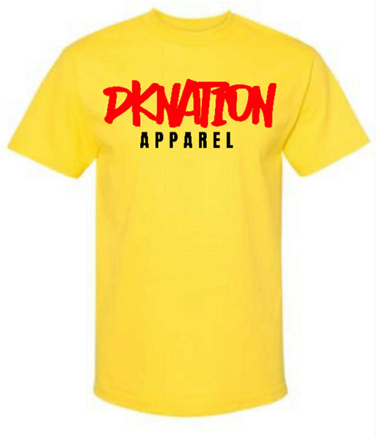 Yellow T Shirt Red Graffiti